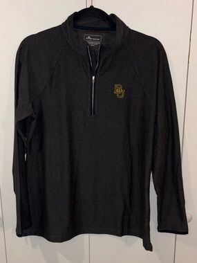Peter Millar Baylor Women’s Raglan Sleeve Boston University Quarter Zip BU
